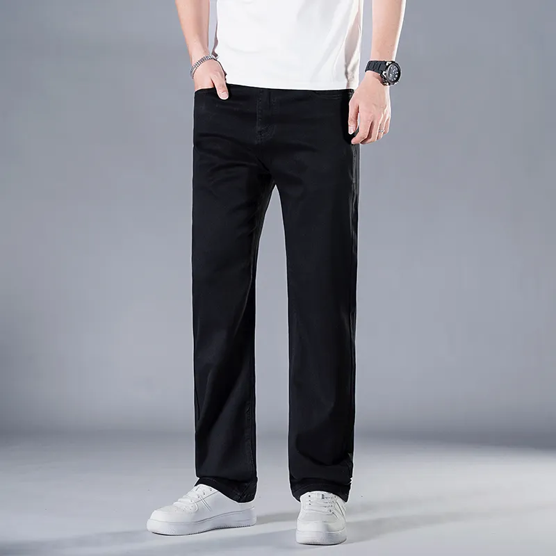Jeep Outdoor Commute Summer Jeans Men's Black-4