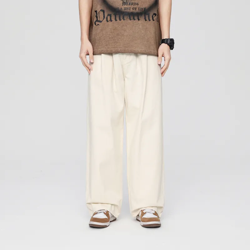 Jeep Outdoor Commute Casual Pants Unisex Original White Cow-2