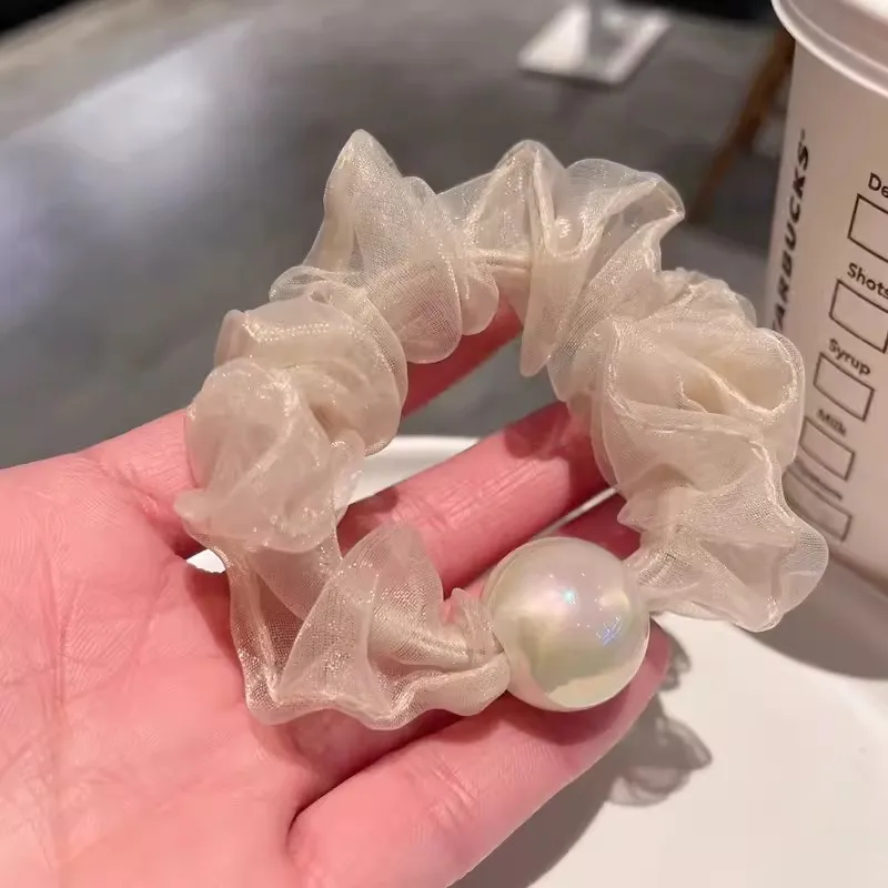 Like A Dream Gentle Fairy Gauze Hair Tie Everyday Versatile Bun Hair Accessory Hair Tie Women's-1