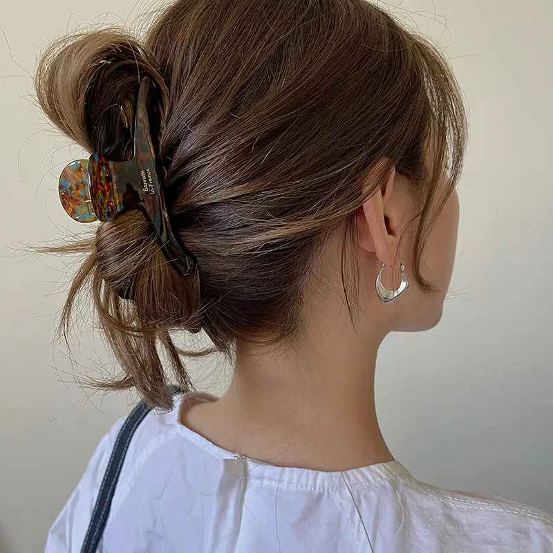 Like A Dream Daily Vinegar Spring Claw Clip Shark Clip Versatile Headband Women's Multiple Colors-9