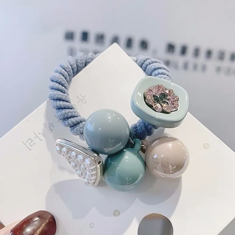 Like A Dream Leather Band Acrylic Hair Tie Hair Tie Women's-5