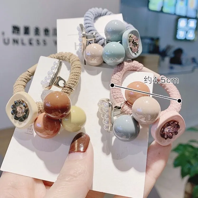 Like A Dream Leather Band Acrylic Hair Tie Hair Tie Women's-2