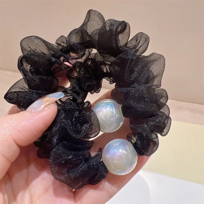Like A Dream Gentle Fairy Gauze Hair Tie Everyday Versatile Bun Hair Accessory Hair Tie Women's-6