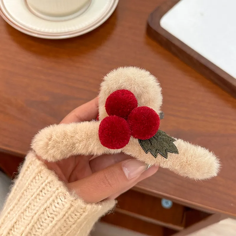 Like A Dream Acrylic Plush Hair Clips Women's-1