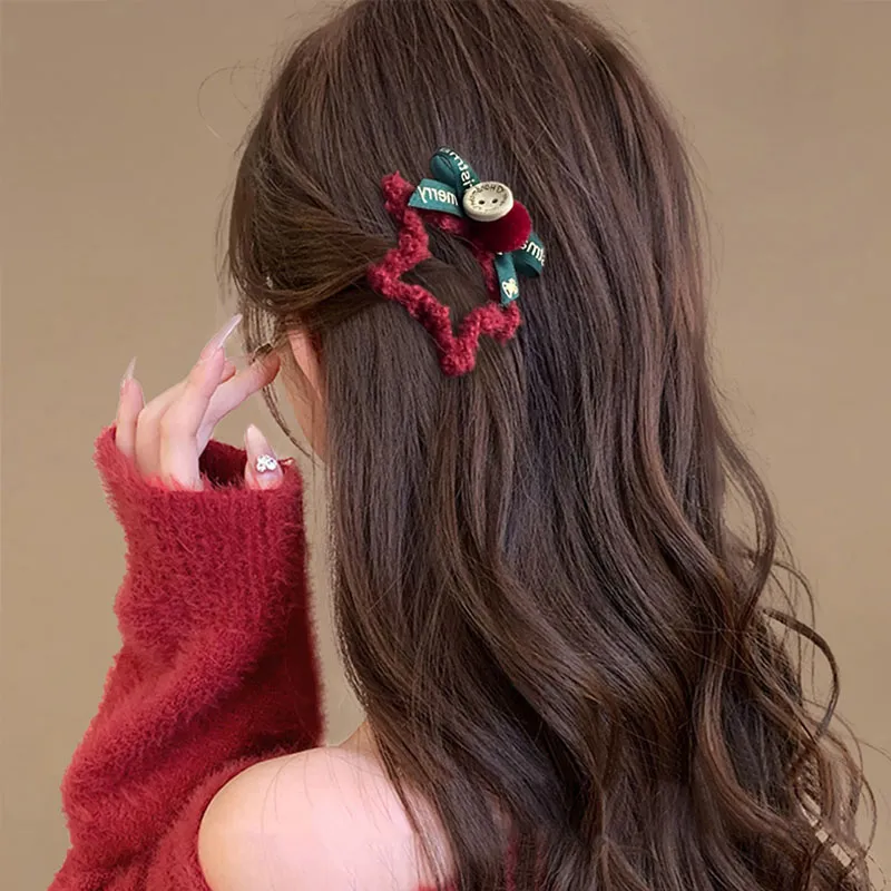 Like A Dream Yarn Hair Clips Women's-4