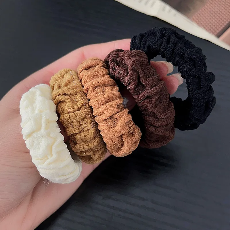Like A Dream Rubber Band Plush Fabric Hair Tie Women's-8
