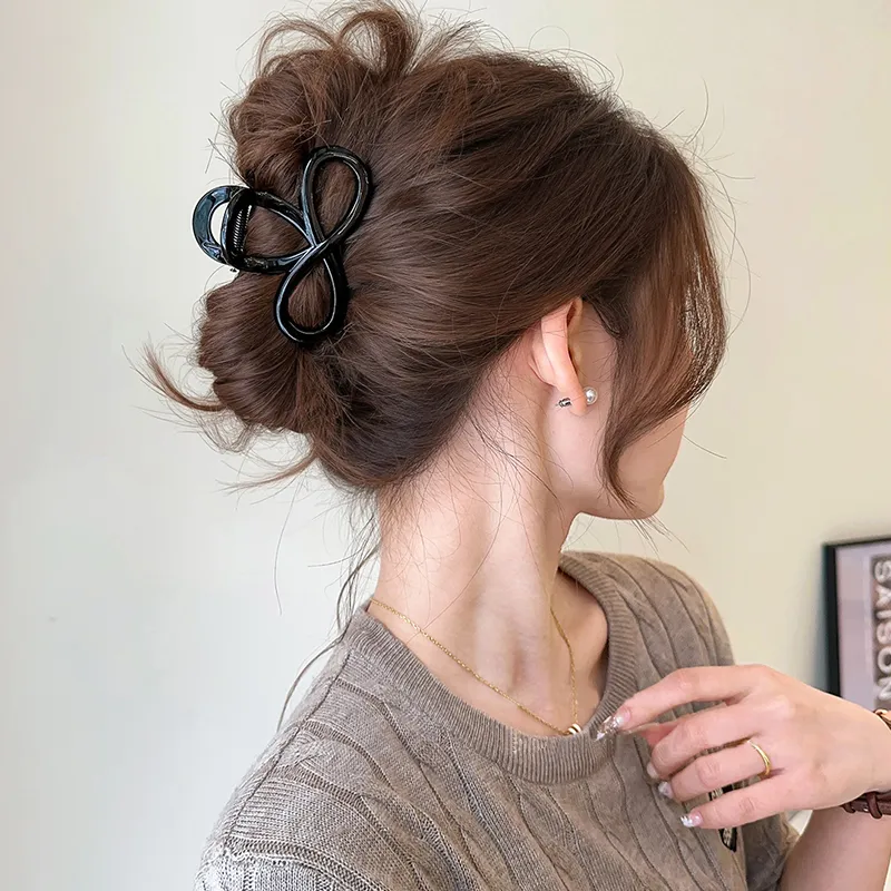 Like A Dream Elegant Solid Color Basic Hair Accessory Hair Clip Commute Shark Clip Women's Multiple Colors-2