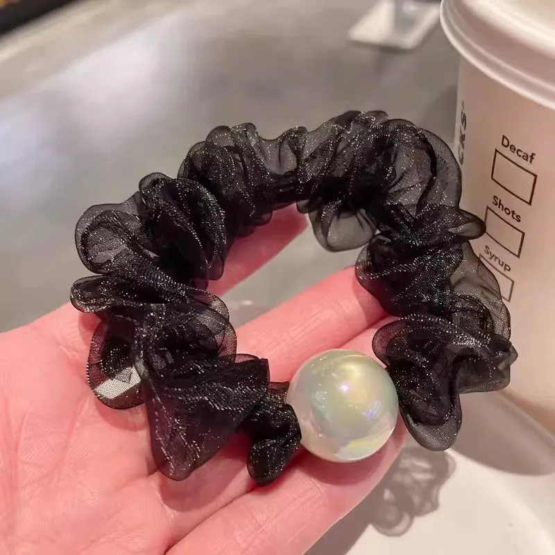 Like A Dream Gentle Fairy Gauze Hair Tie Everyday Versatile Bun Hair Accessory Hair Tie Women's-5