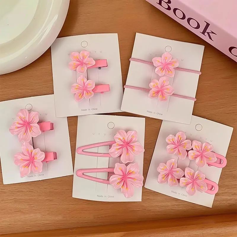 Like A Dream Acrylic Fabric Rubber Band Hair Clips Women's-5
