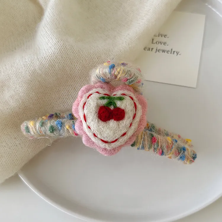 Like A Dream Felt Hair Clips Women's-1