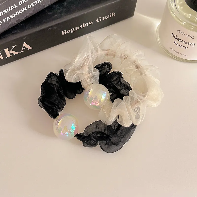 Like A Dream Gentle Fairy Gauze Hair Tie Everyday Versatile Bun Hair Accessory Hair Tie Women's-8