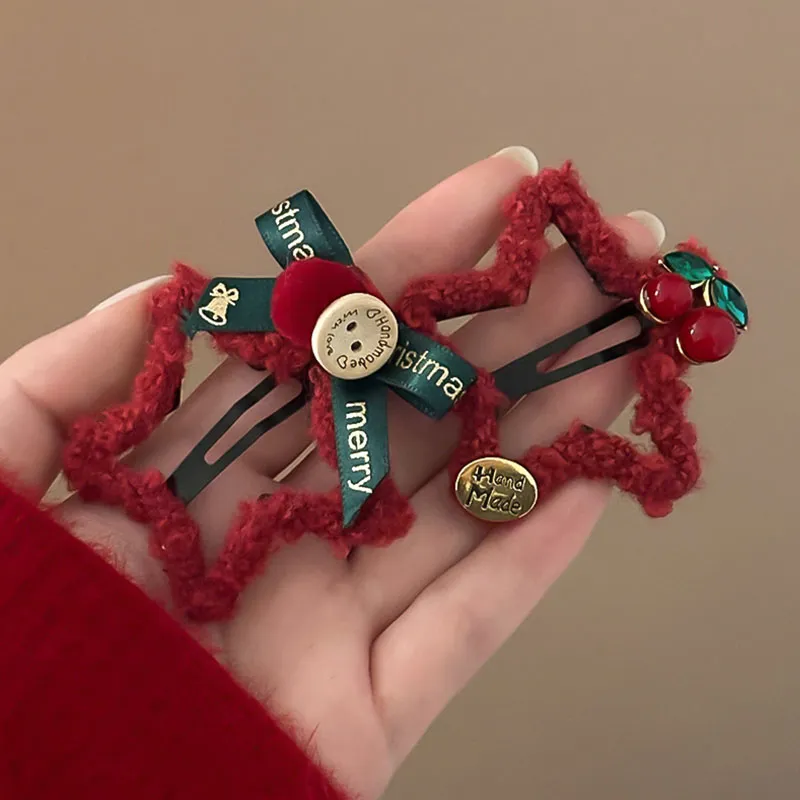 Like A Dream Yarn Hair Clips Women's-5
