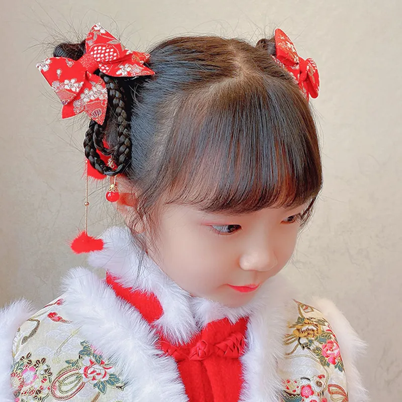 Like A Dream Fabric Flocked Hair Clips Women's-3