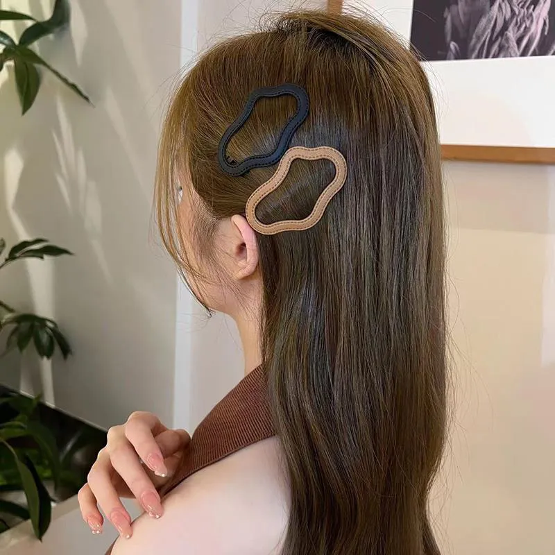 Like A Dream Leather Hair Clips Women's-14
