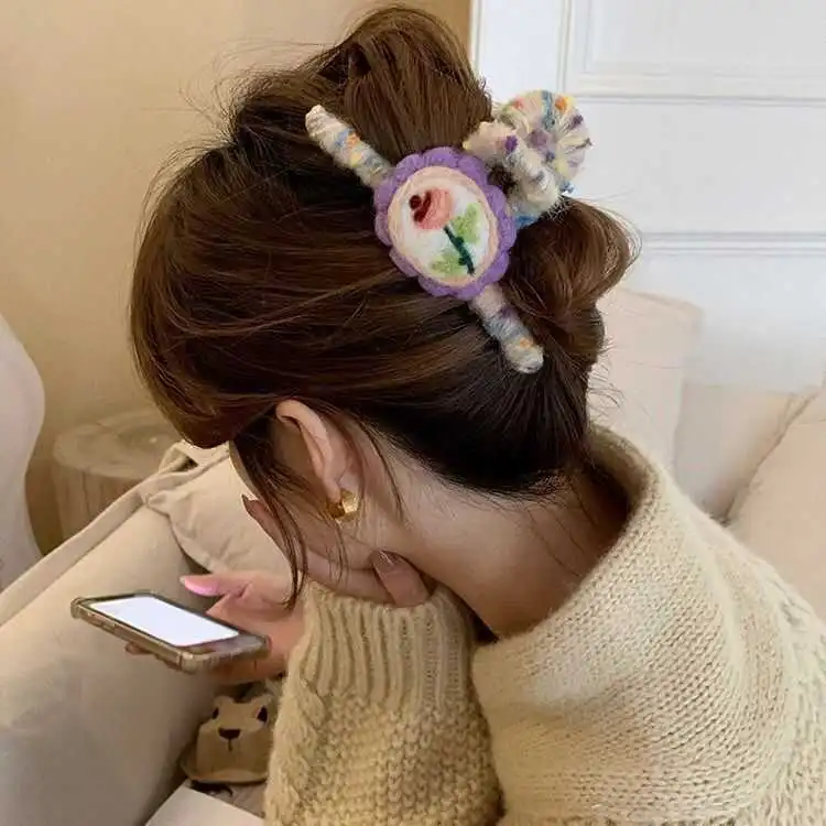 Like A Dream Felt Hair Clips Women's-13