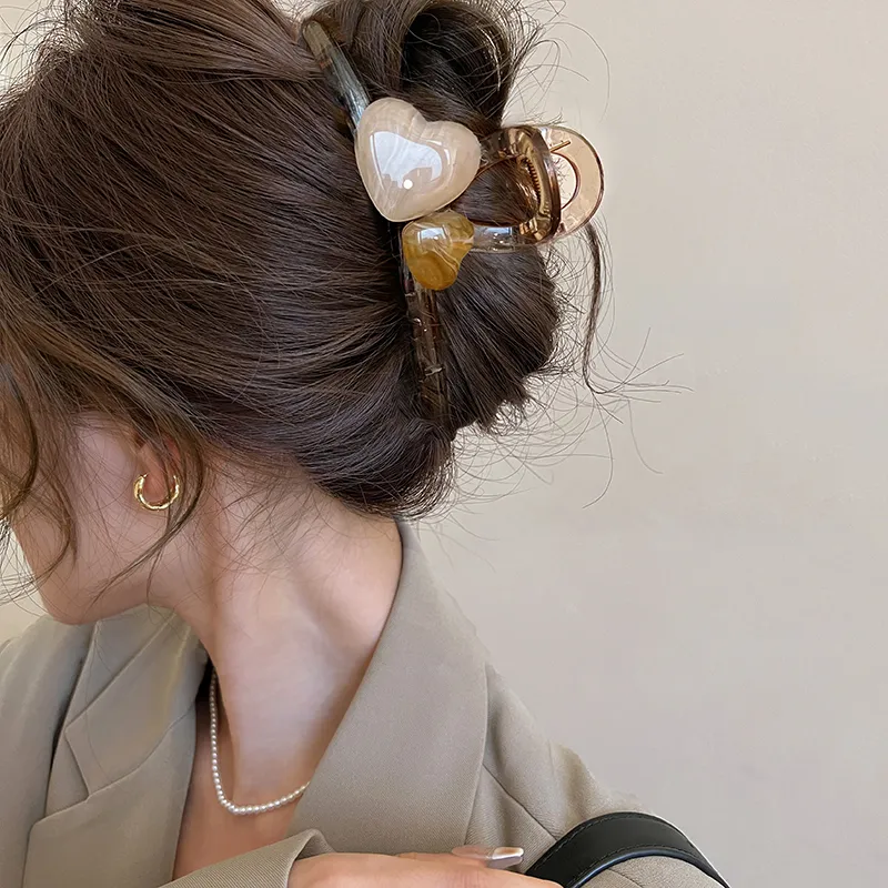 Like A Dream Elegance Sweet Style Rear Headband Plate Shark Clip Everyday Versatile Hair Accessory Hair Clip Women's-6
