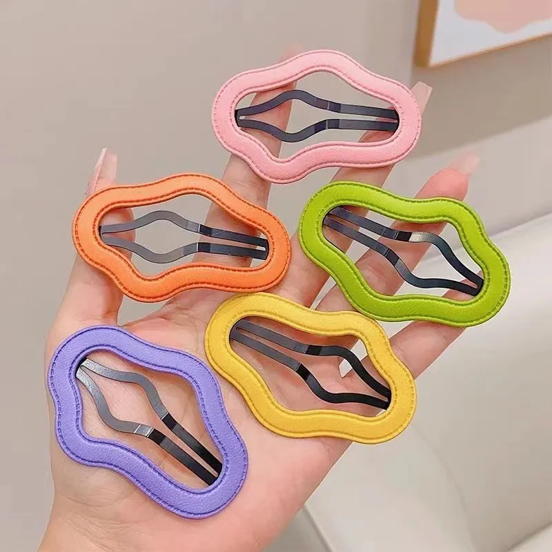 Like A Dream Leather Hair Clips Women's-7