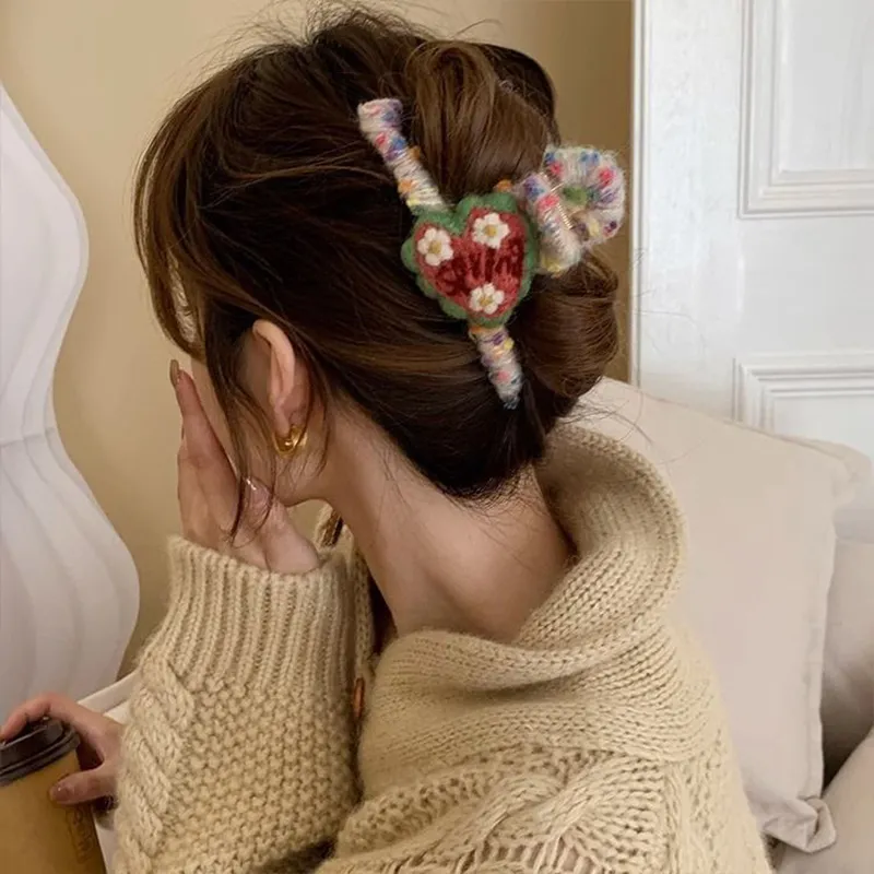 Like A Dream Felt Hair Clips Women's-11