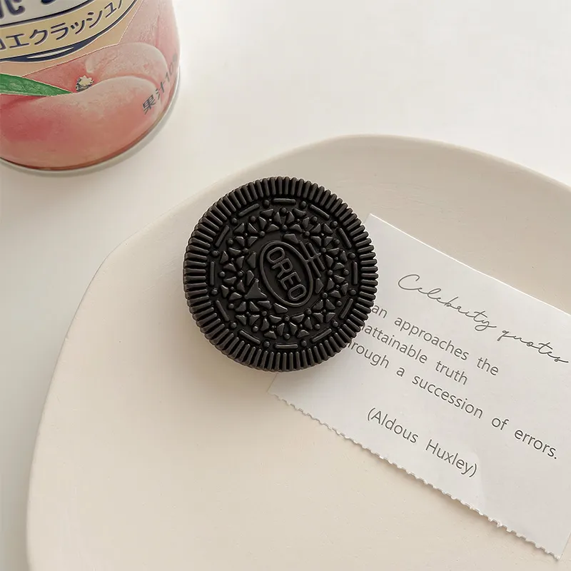 Like A Dream Resin Cute Cookie Food Fun Quirky Bangs Clip Unisex Multiple Options Available-5