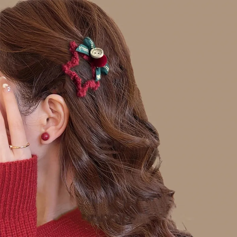 Like A Dream Yarn Hair Clips Women's-3