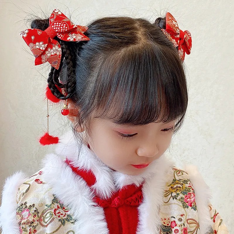 Like A Dream Fabric Flocked Hair Clips Women's-2