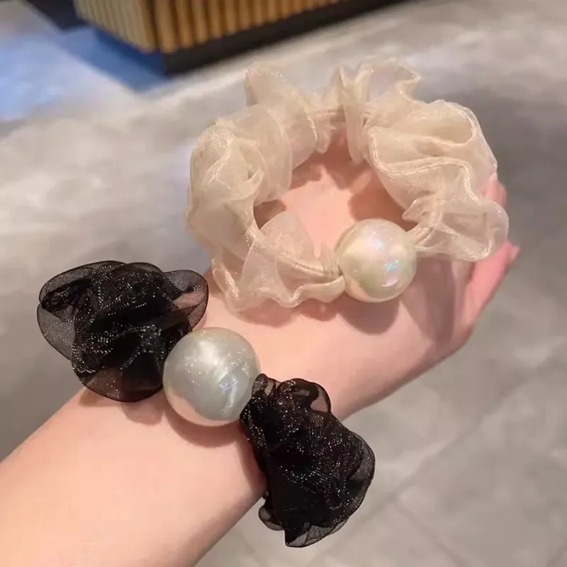 Like A Dream Gentle Fairy Gauze Hair Tie Everyday Versatile Bun Hair Accessory Hair Tie Women's-10