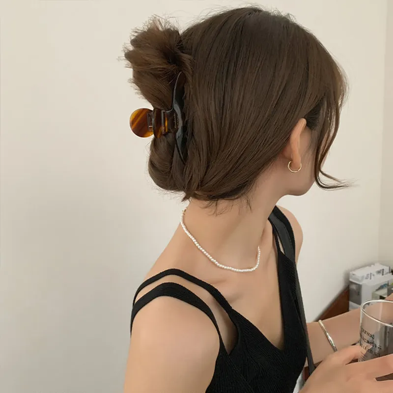 Like A Dream Daily Vinegar Spring Claw Clip Shark Clip Versatile Headband Women's Multiple Colors-12