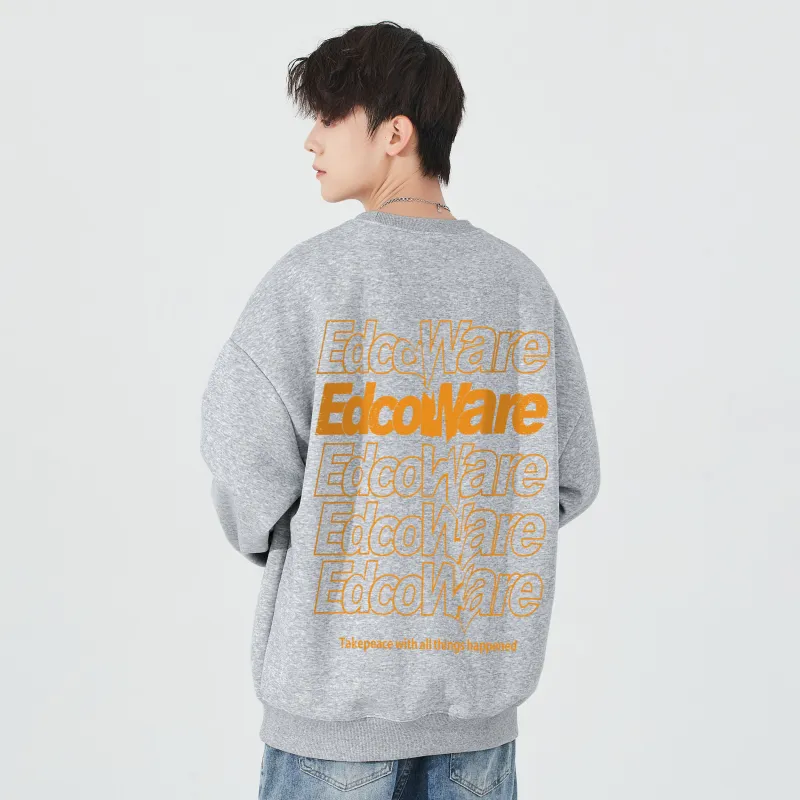 EDCO Sweatshirt Spring Autumn And Winter Unisex-16