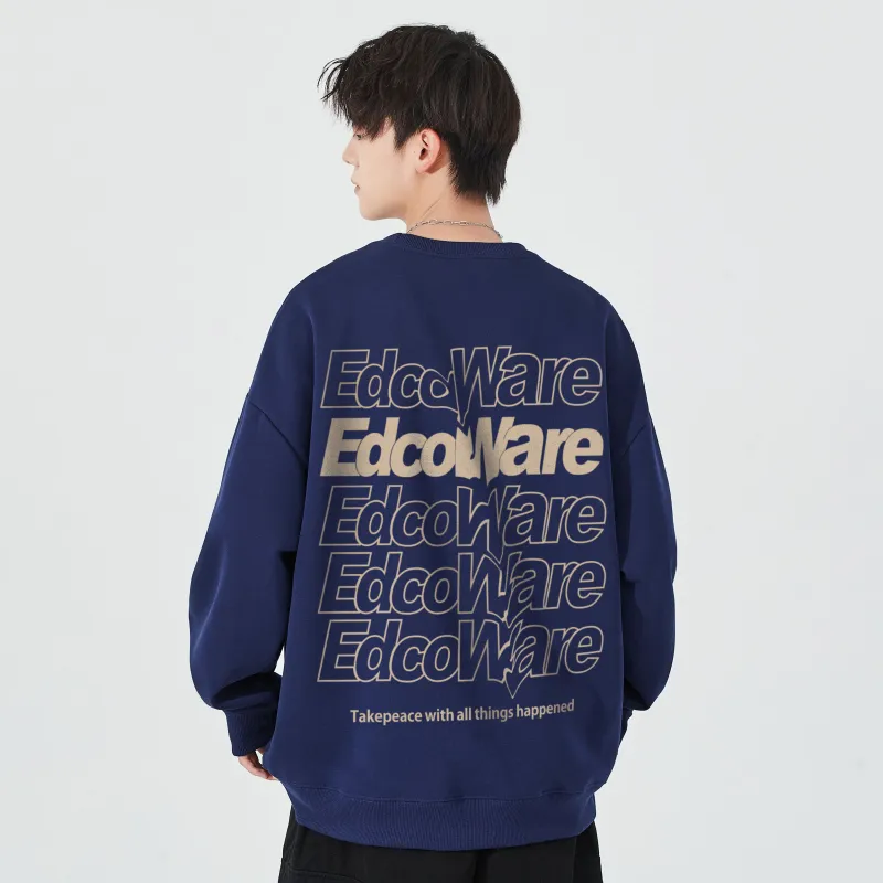EDCO Sweatshirt Spring Autumn And Winter Unisex-20