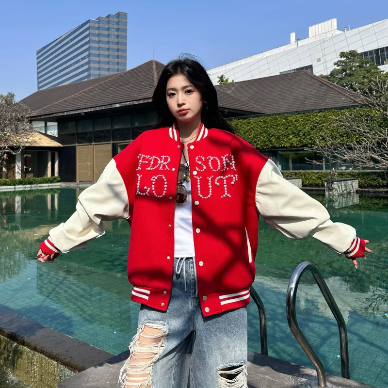 EDCO BREAK SILENCE Jackets Coats Unisex Red-3