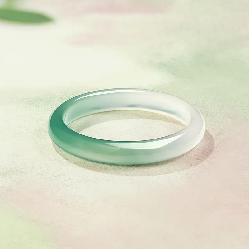 ZHOU LIU FU Chalcedony Bangles Women's-4