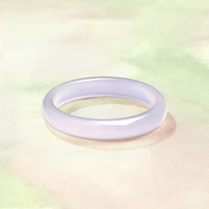 ZHOU LIU FU Chalcedony Bangles Women's-3