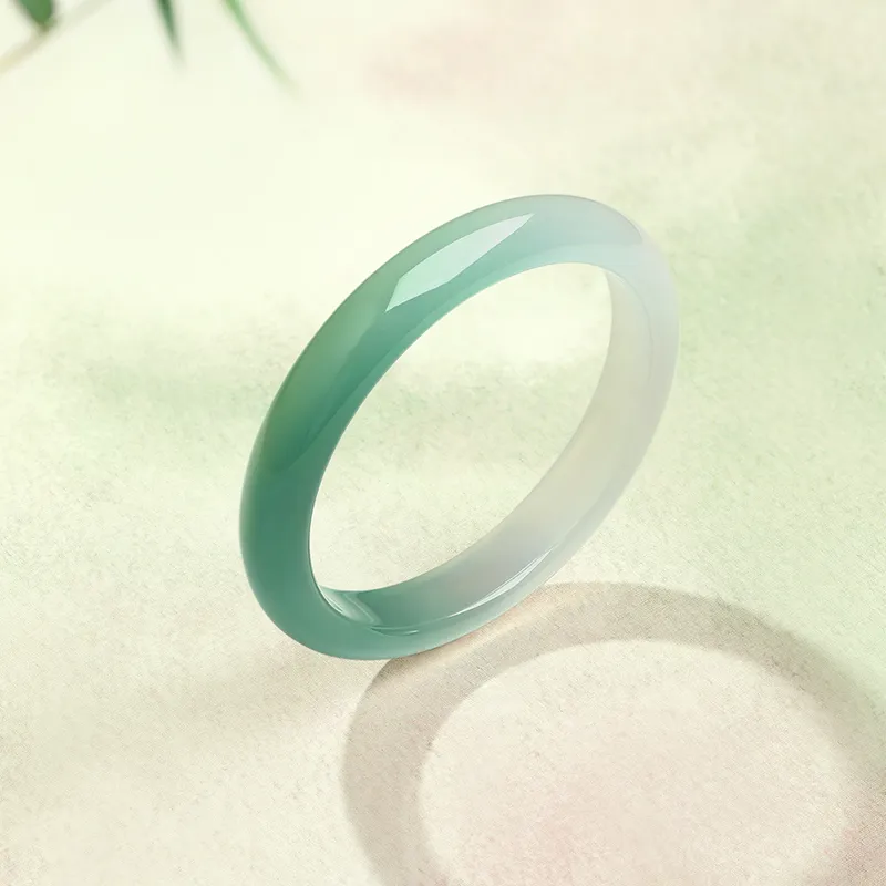 ZHOU LIU FU Chalcedony Bangles Women's-3