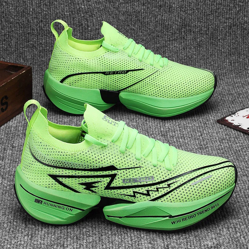 QIUTEXIONG Breathable Low Top Long Distance Running Sprint Running Shoes Unisex-23