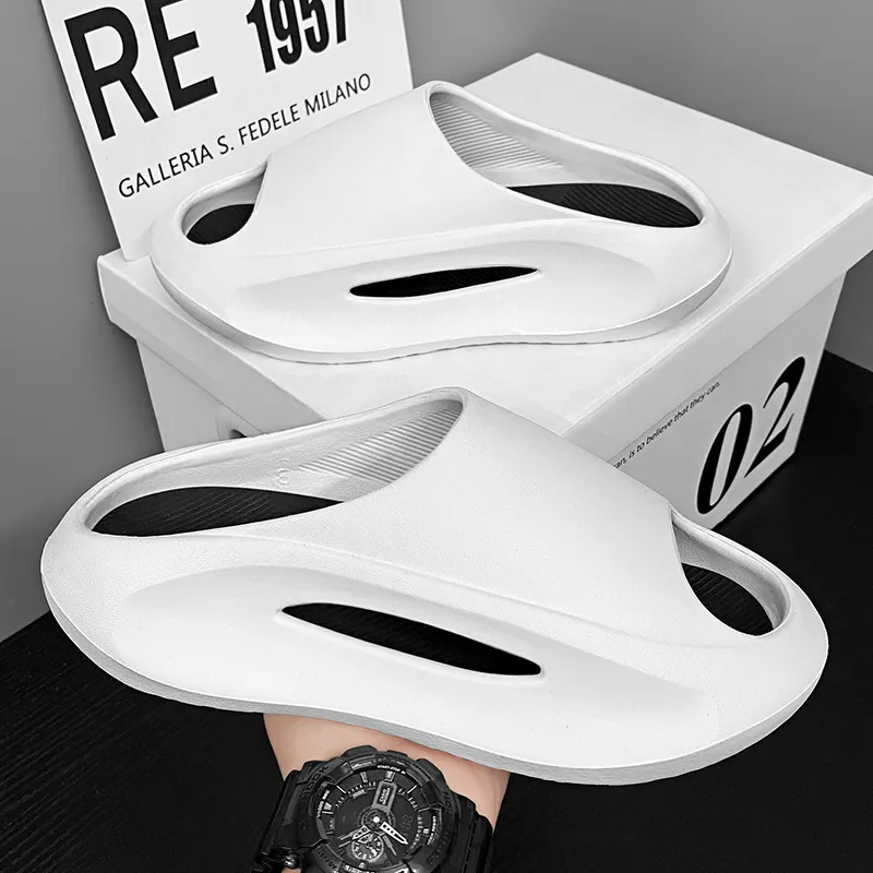 QIUTEXIONG Slip Resistant Slide Slippers Unisex-1