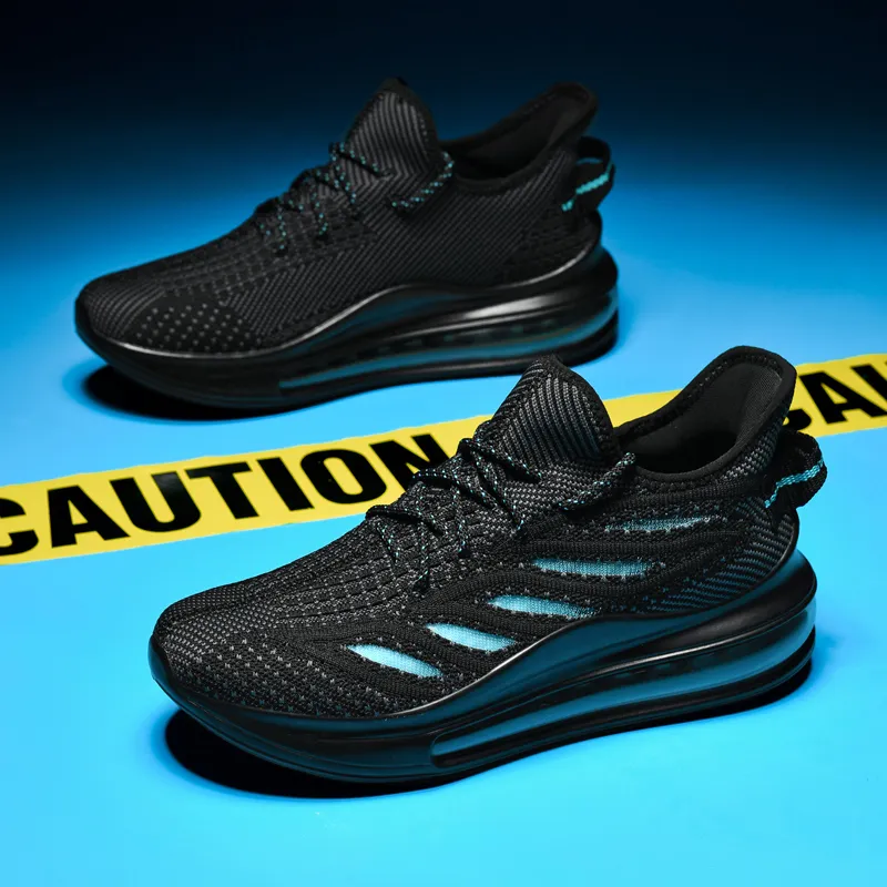 QIUTEXIONG Cushioning Breathable Low Top Casual Long Distance Running Sprint Running Shoes Men's-2