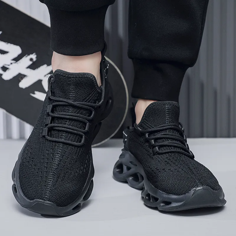 QIUTEXIONG Cushioning, Breathable, Lightweight Low Top Casual Marathon Long Distance Running Sprint Running Shoes Men's-9