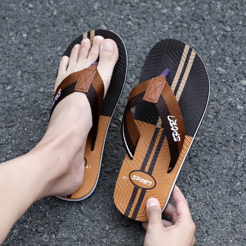 QIUTEXIONG EVA Quick Dry Flip Flops Men's-22