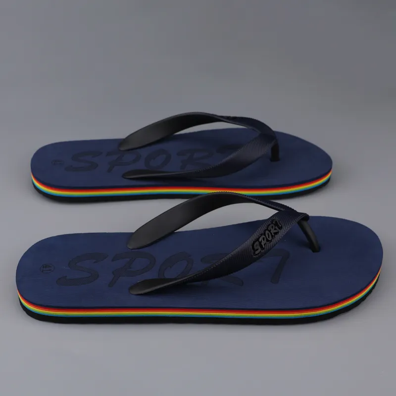 QIUTEXIONG EVA Abrasion Resistant Slip Resistant Quick Drying Flip Flops Men's-2