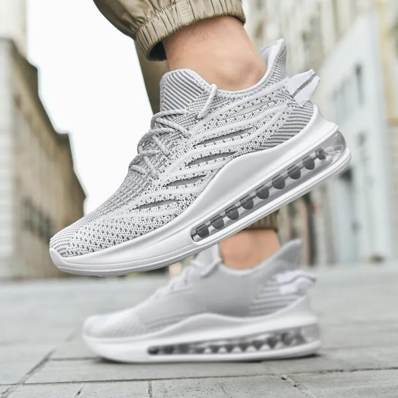 QIUTEXIONG Cushioning Breathable Low Top Casual Long Distance Running Sprint Running Shoes Men's-19