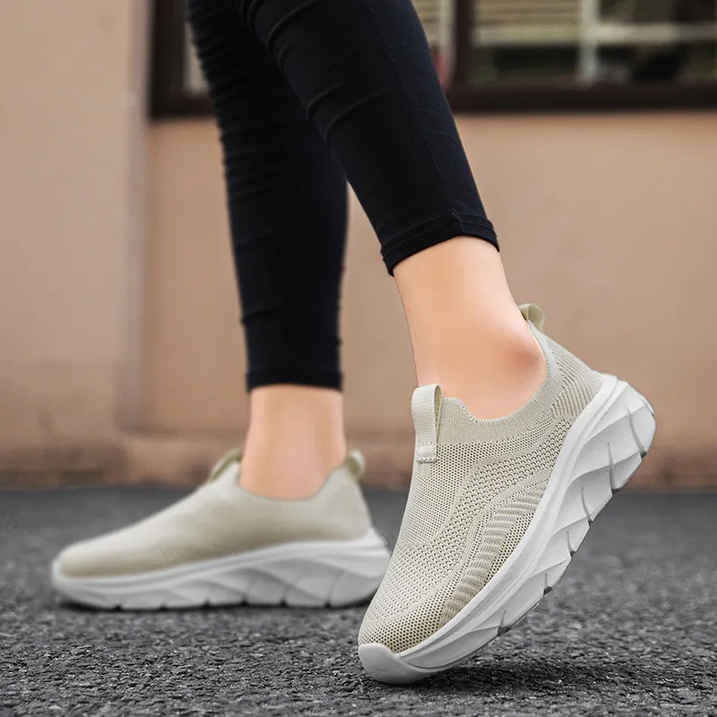 QIUTEXIONG Breathable Low Top Casual Marathon Training Sprint Running Shoes Unisex-2