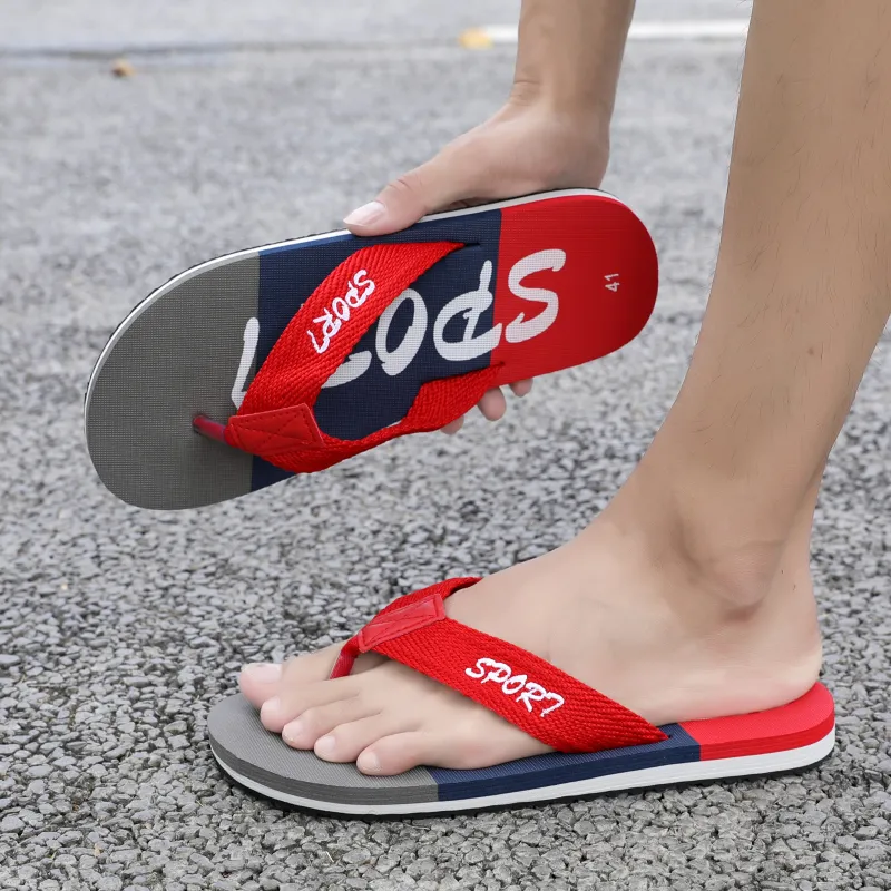 QIUTEXIONG EVA Slip Resistant Quick Dry Flip Flops Men's-6