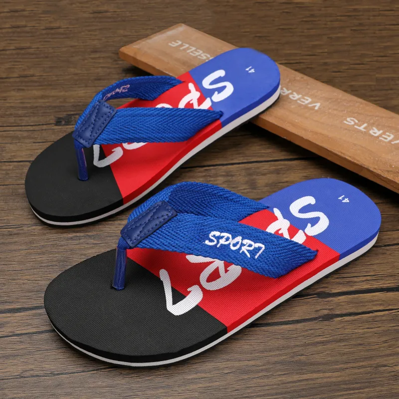QIUTEXIONG EVA Slip Resistant Quick Dry Flip Flops Men's-10