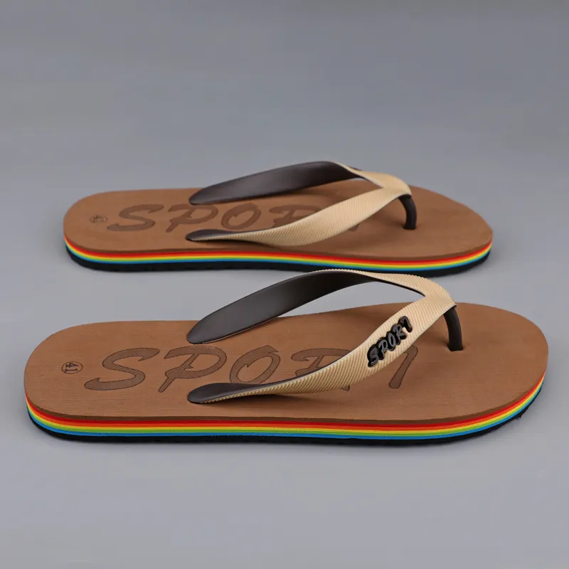 QIUTEXIONG EVA Abrasion Resistant Slip Resistant Quick Drying Flip Flops Men's-9