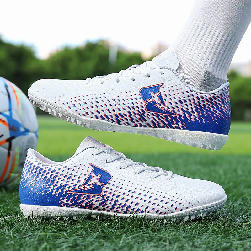 QIUTEXIONG TF Turf Firm Ground, Artificial Ground Anti Slip Wear Resistant Soccer Shoes Unisex-2