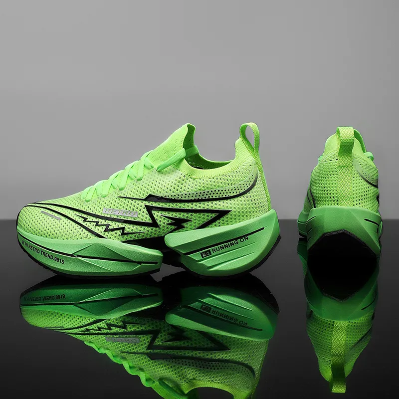 QIUTEXIONG Breathable Low Top Long Distance Running Sprint Running Shoes Unisex-22
