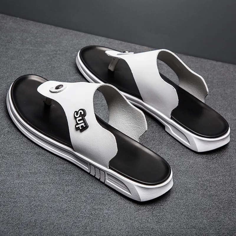 QIUTEXIONG Rubber Sole Totem Odor Resistant Abrasion Resistant Slip Resistant Flip Flops Men's-7