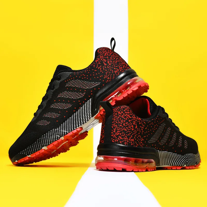 QIUTEXIONG Shock Absorbers Slip Resistant Breathable Low Top Casual Marathon City Commute Running Shoes Men's-17