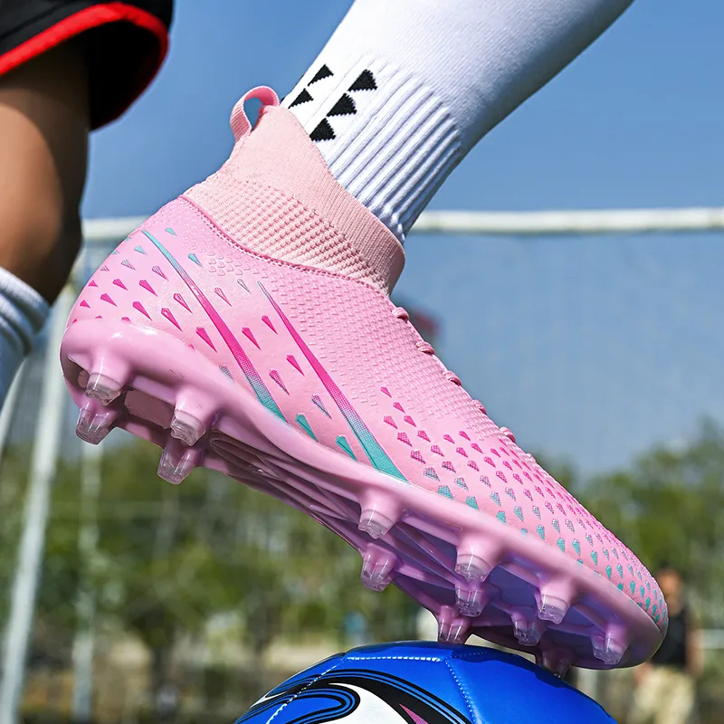 QIUTEXIONG Soft Ground, Artificial Ground, Natural Ground Anti Slip Wear Resistant Soccer Shoes Unisex-18