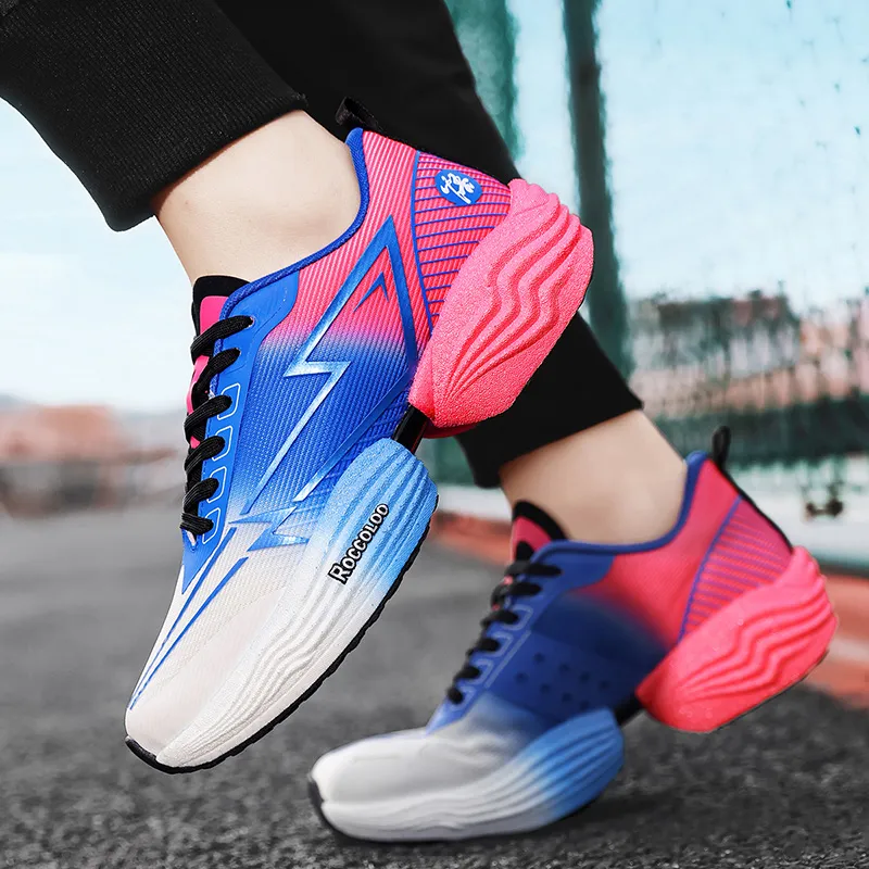 QIUTEXIONG Cushioning Quick Dry Low Top Casual Marathon Training Running Shoes Unisex-19